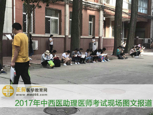 抓紧最后时间备战的中西医助理医师考生