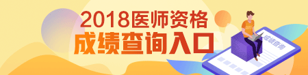 2018医师成绩查询入口